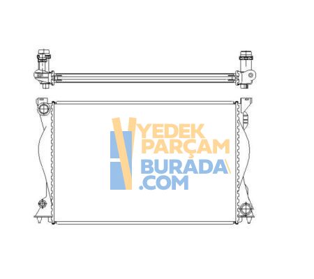 NRF 4F0121251L SU RADYATÖRÜ VW A6