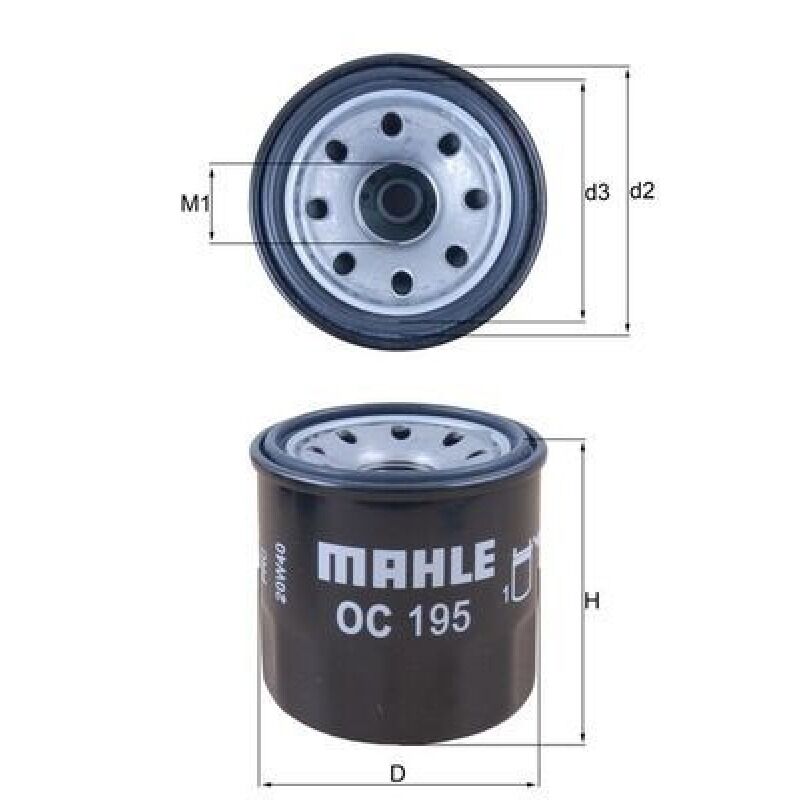 MAHLE B6Y1-14-302 YAG FILTRESI JAPON 323 (BG, BA, BJ) : 626 (GE, GF) 1.8/2.0 92-01 : MAZDA 3 (BK) 1.6 03-13 : MAZDA 2