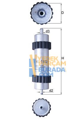 MAHLE 4G0127401 YAKIT FILTRESI VW A6-A7 / CGLD-CSUD-CGLC-CMGB-DDDA-CTCB-CRTF 2,0 TDİ-3,0 TDİ