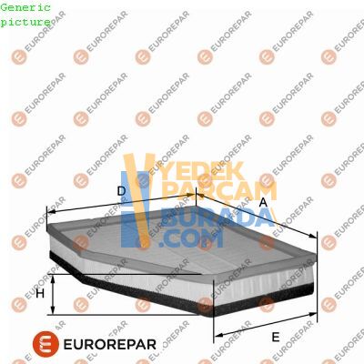 EUROREPAR Hava Filtresi BMW E81-E82-E87-E88-E90-E91-E92-E93-X1 E84