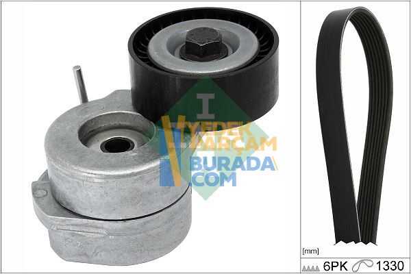 INA 636166 V KAYIS SETI OPEL CORSA D MERIVA B /  Z13DT Z13DTH Z13DTJ A13DTE