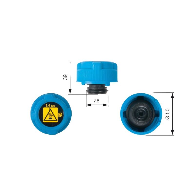 GATES 1306F8 RADYATÖR YEDEK SU DEPO KAPAGI PSA BOXER-3/JUMPER-3