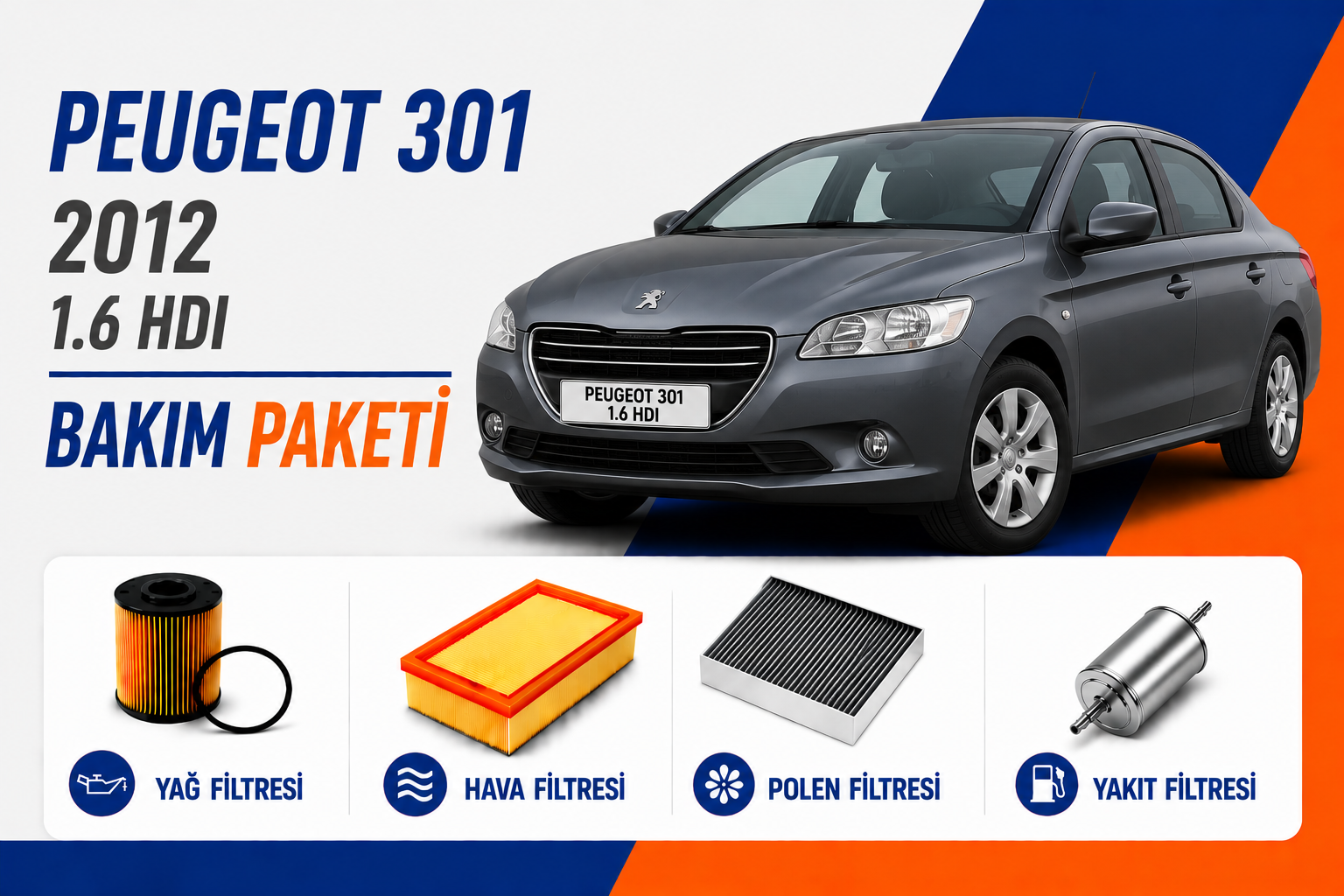 Peugeot 301 1.6 HDI Bakım Paketi (2012-)