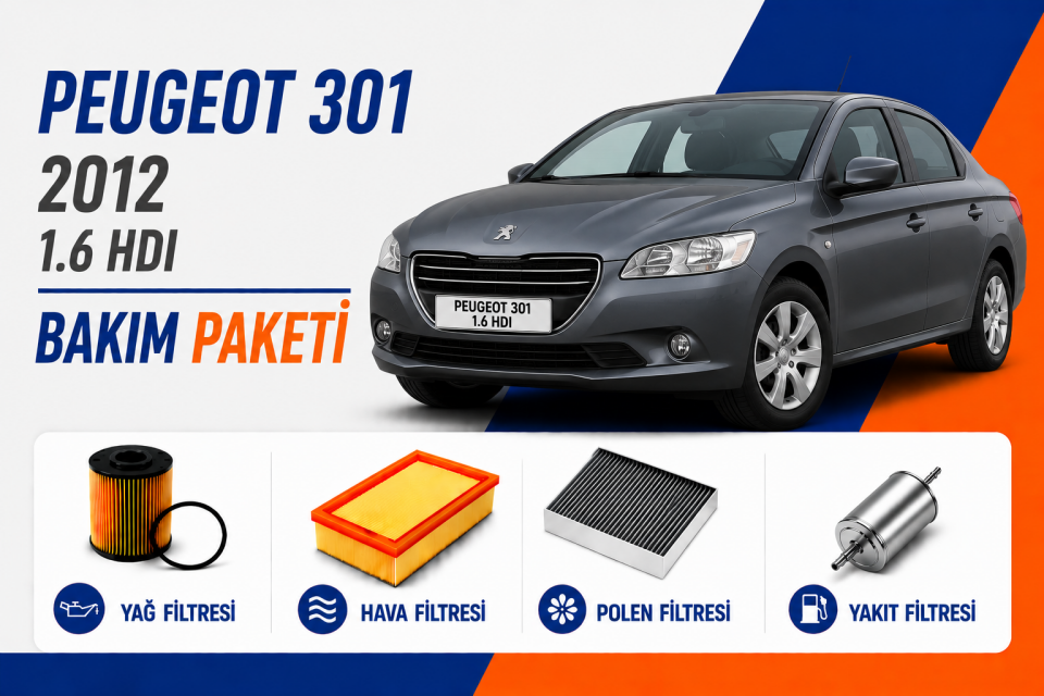 Peugeot 301 1.6 HDI Bakım Paketi (2012-)