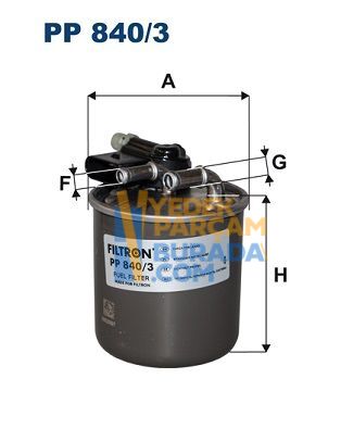 FILTRON A6420906052 YAKIT FILTRESI MERCEDES 117-246-176-212-164-221-SPRINTER