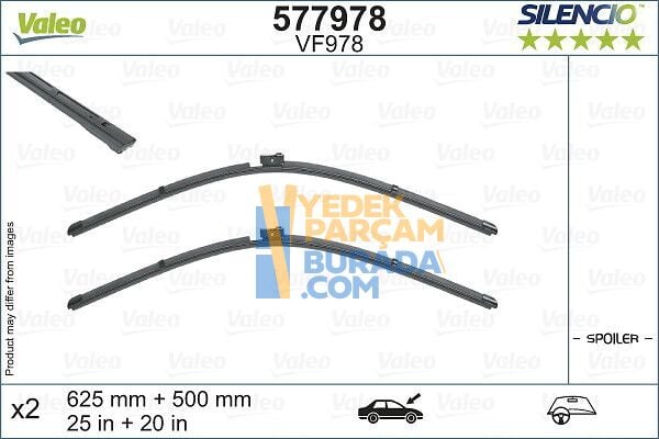 VALEO 4M1998002 SILECEK SÜPÜRGESI ÖN TAKIM VW A6-A7