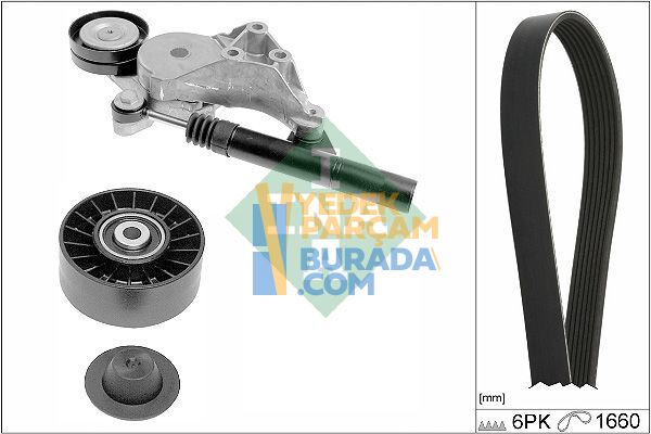 INA 038903315C V KAYIS SETI VW GOLF4-BORA-A3-TOLEDO-OCTAVIA