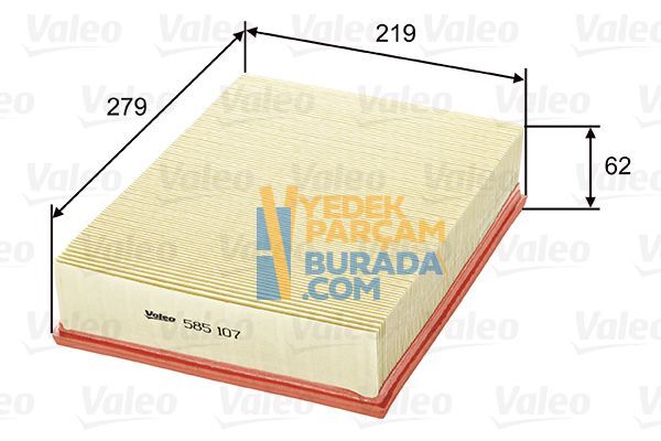 VALEO 074129620 HAVA FILTRESI VW T4