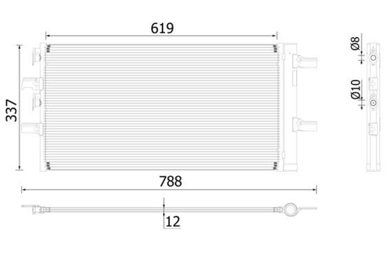 BEHR 64509271205 KLIMA RADYATÖRÜ BMW 1F40-2F45-F46-X1 F48-X1 X2 F39-MINI F60