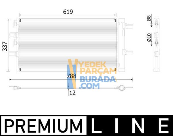 BEHR 64509271205 KLIMA RADYATÖRÜ BMW 1F40-2F45-F46-X1 F48-X1 X2 F39-MINI F60